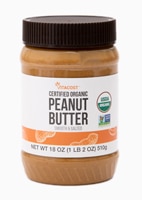 Vitacost Certified Organic Non-GMO Peanut Butter Smooth Salted