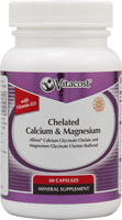 Vitacost Chelated Calcium & Magnesium - Albion® Calcium and Magnesium Bisglycinate Chelate Buffered