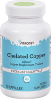 Vitacost Chelated Copper - Albion® Copper Bisglycinate Chelate