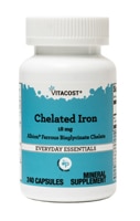 Vitacost Chelated Iron - Albion Ferrous Bisglycinate Chelate