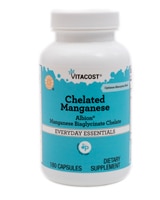 Vitacost Chelated Manganese - Albion® Manganese Bisglycinate Chelate