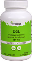 Vitacost DGL Deglycyrrhizinated Licorice Root Extract