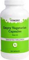 Vitacost Empty Vegetarian Capsules Size 00