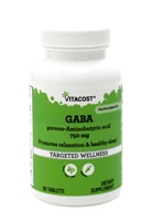 Vitacost GABA Gamma - Aminobutyric Acid