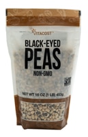 Vitacost Gluten Free Non-GMO Black-Eyed Peas Black-Eyed