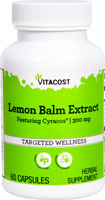 Vitacost Lemon Balm Extract Featuring Cyracos®