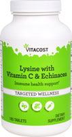 Vitacost Lysine including Vitamin C & Echinacea