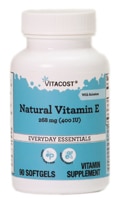 Vitacost Natural Vitamin E with Selenium