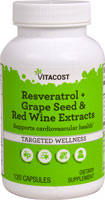 Vitacost Resveratrol + Grape Seed & Red Wine Extracts