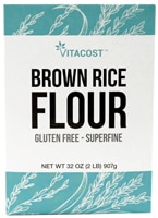 Vitacost Superfine Brown Rice Flour - Non-GMO and Gluten Free