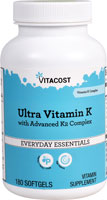 Vitacost Ultra Vitamin K includes Advanced K2 Complex