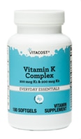 Vitacost Vitamin K Complex K1 200 mcg & K2 200 mcg