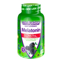 Vitafusion Extra Strength Melatonin Natural Blackberry