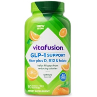 Vitafusion GLP-1 Support with Fiber plus Vitamin D - B12 & Folate