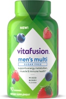 Vitafusion Men's Sugar Free Multi Mixed Berry