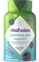 Vitafusion Nighttime Skin Support Gummy Blackberry Lavender