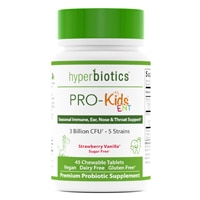 Vital Nutrients Hyperbiotics PRO-Kids ENT Chilldren's Oral Probiotics Strawberry Vanilla