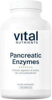 Vital Nutrients Pancreatic Enzymes - Full Strength Promotes Digestion of Fats & Carbs