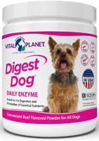 Vital Planet Dog Digest Daily Enzymes Powder Beef