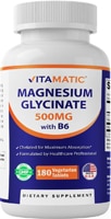 Vitamatic Magnesium Glycinate with B6