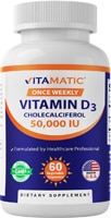Vitamatic Vitamin D3 - 50,000 IU Weekly Dose