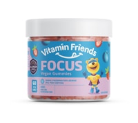 Vitamin Friends Just Focus Kids Vegan Gummies Berry