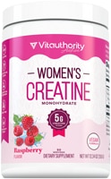 Vitauthority Women's Creatine Monohydrate Powder Raspberry