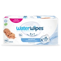 WaterWipes Sensitive+ Newborn & Baby Wipes 99.9% Water Unscented
