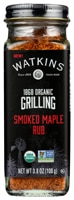 Watkins Organic Smoked Maple Grilling Rub