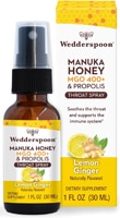 Wedderspoon Manuka Honey & Propolis Throat Spray Lemon Ginger