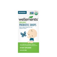 Wellements Organic Baby Probiotic Drops Newborn+