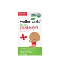 Wellements Organic Baby Vitamin D Drops Newborn+