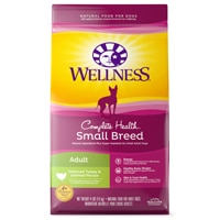 Wellness Complete Health Dry Dog Food Small Breed Deboned Turkey and Oatmeal Recipe