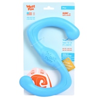 West Paw Dog Chew + Tug Toy Bumi Large Aqua