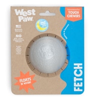 West Paw Dog Fetch Ball Toy Boundr Large Glow