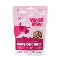West Paw Dog Rawbiotic Bites Dog Food Topper Beef