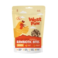 West Paw Dog Rawbiotic Bites Dog Food Topper Chicken
