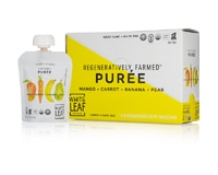 White Leaf Provisions Baby Food Organic Puree 6+ Months Mango Carrot Banana Pear