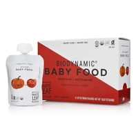 White Leaf Provisions Organic Biodynamic 8+ Months Baby Food Pumpkin Nectarine