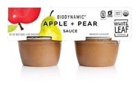 White Leaf Provisions Organic Biodynamic Sauce Apple Pear