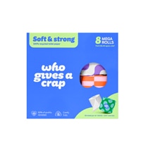 Who Gives A Crap Toilet Paper 100% Recycled 3-Ply 385 Sheet Roll