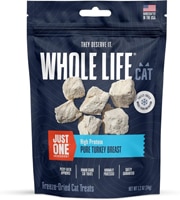 Whole Life Pet Cat Treats One Ingredient High Protein Pure Turkey Breast