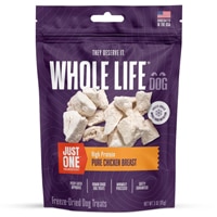 Whole Life Pet Dog Treats One Ingredient High Protein Pure Chicken Breast
