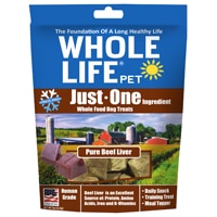 Whole Life Pet Just One Ingredient Whole Food Dog Treats Pure Beef Liver