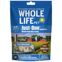 Whole Life Pet Just One Ingredient Whole Food Dog Treats Pure Turkey Breast