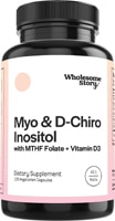 Wholesome Story Myo & D-Chiro Inositol with MTHF Folate + Vitamin D3