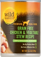 Wild Harvest Grain Free Chicken & Vegetable Stew Recipe Wet Dog Food Chicken Stew