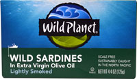 Wild Planet Wild Sardines In Extra Virgin Olive Oil Lightly Smoked