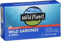 Wild Planet Wild Sardines In Water No Salt Added