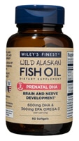 Wiley's Finest Wild Alaskan Fish Oil Prenatal DHA